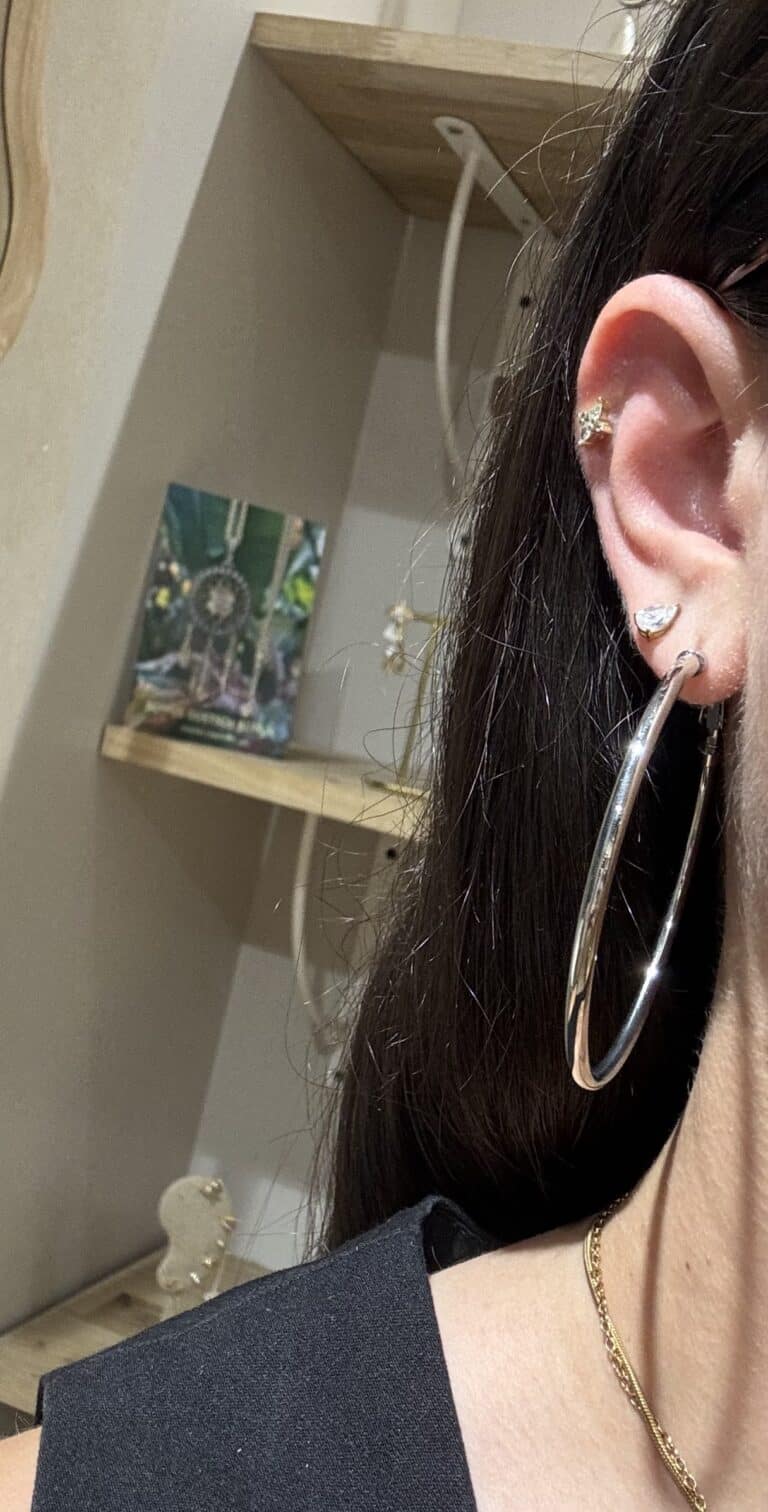 boucles d'oreilles acier inoxydable créoles sohaia bijoux
