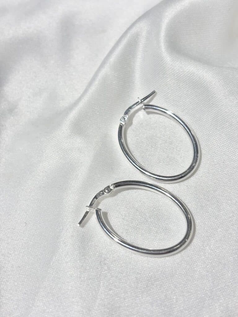 boucles d'oreilles argent créoles sohaia bijoux