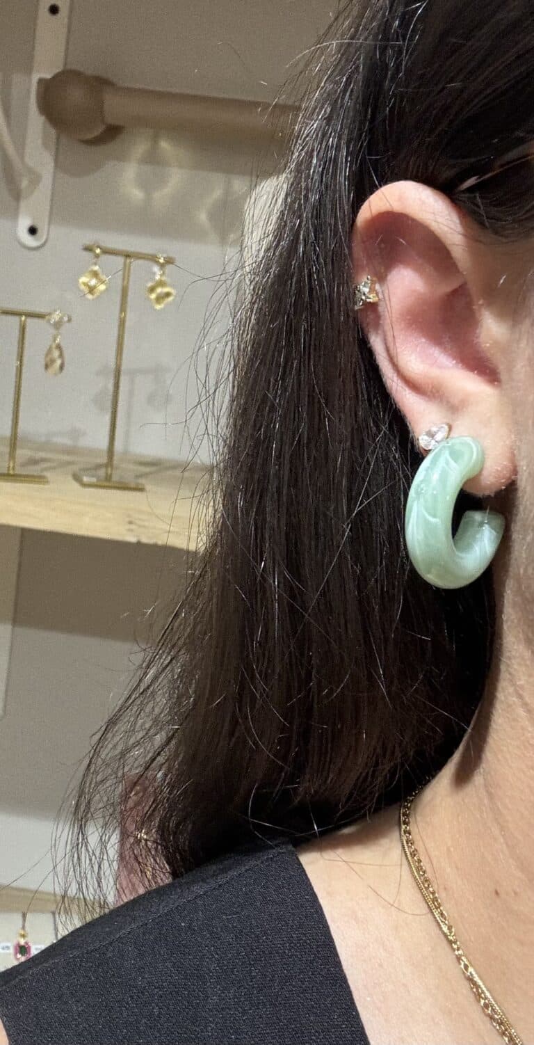 boucles d'oreilles sohaia bijoux acier inoxydable