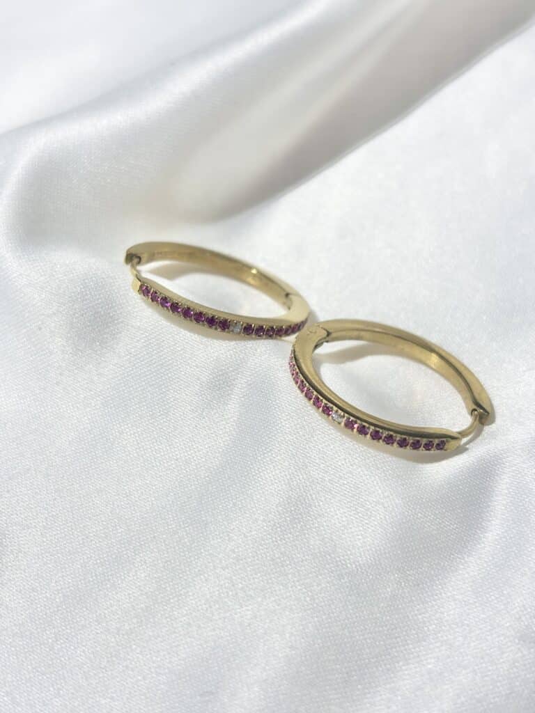 boucles d'oreilles sohaia bijoux acier inoxydable