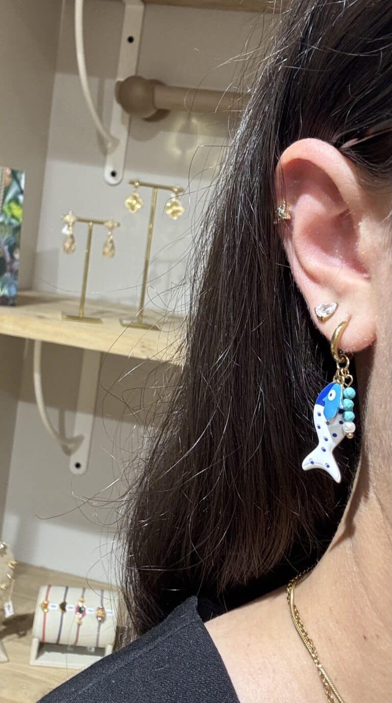 boucles d'oreilles sohaia bijoux acier inoxydable