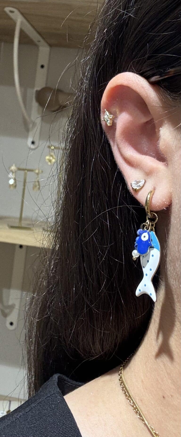 boucles d'oreilles sohaia bijoux acier inoxydable