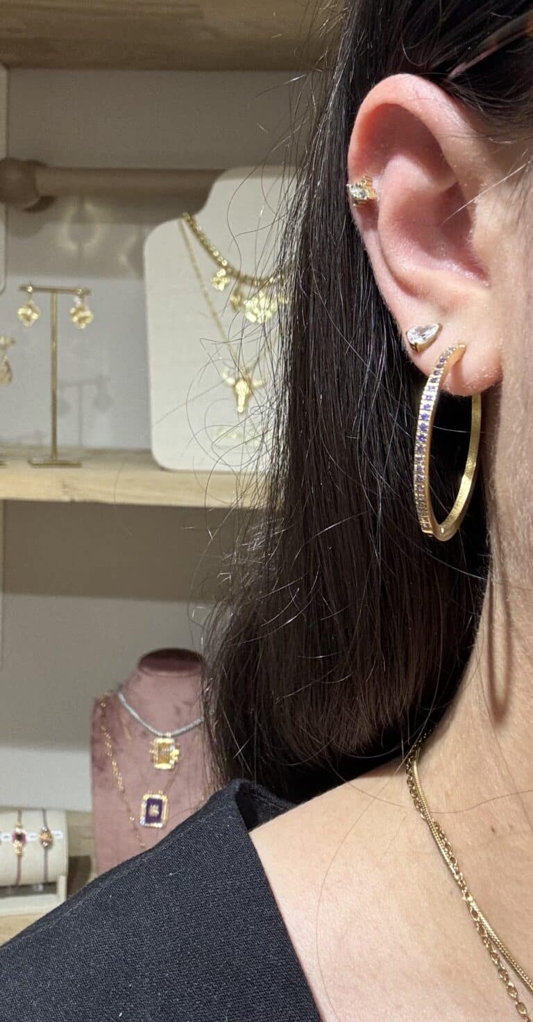 boucles d'oreilles sohaia bijoux acier inoxydable