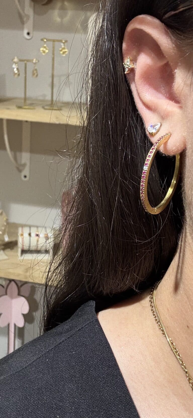 boucles d'oreilles sohaia bijoux acier inoxydable
