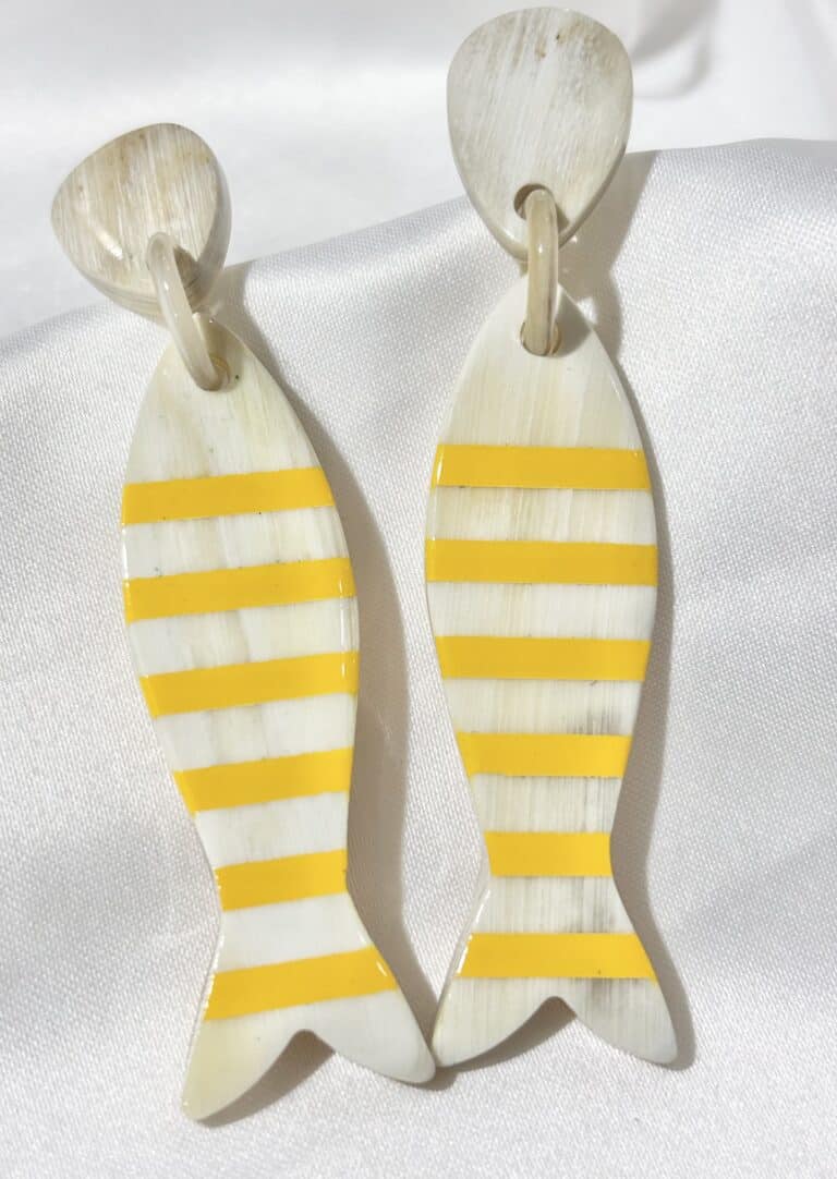 boucles d'oreilles soyang corne sohaia bijoux
