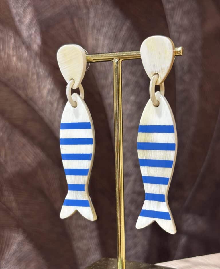 boucles d'oreilles soyang corne sohaia bijoux