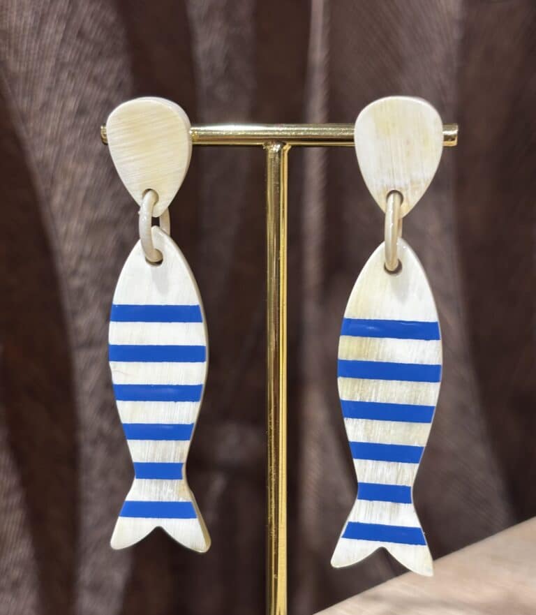 boucles d'oreilles soyang corne sohaia bijoux