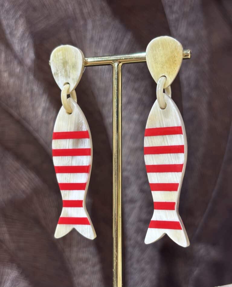 boucles d'oreilles soyang corne sohaia bijoux