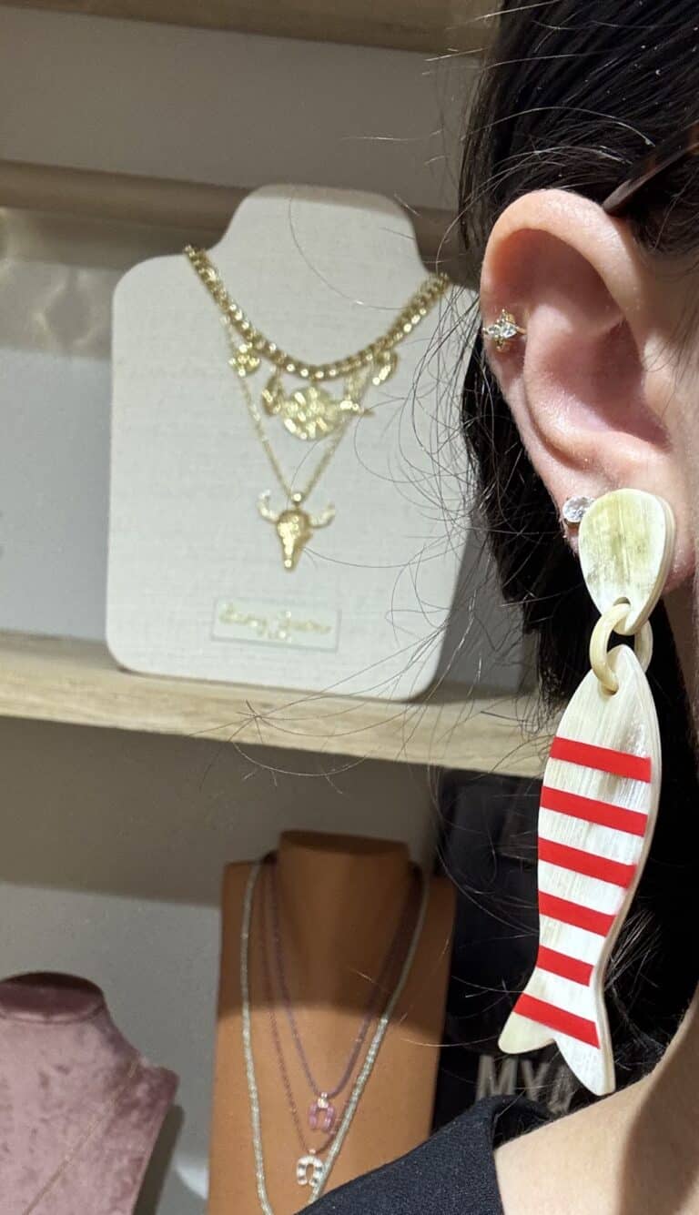 boucles d'oreilles soyang corne sohaia bijoux