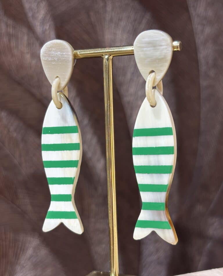 boucles d'oreilles soyang corne sohaia bijoux