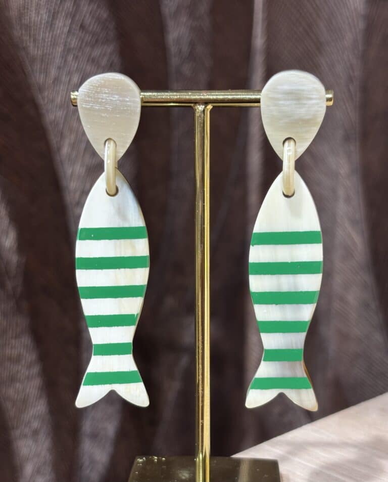 boucles d'oreilles soyang corne sohaia bijoux