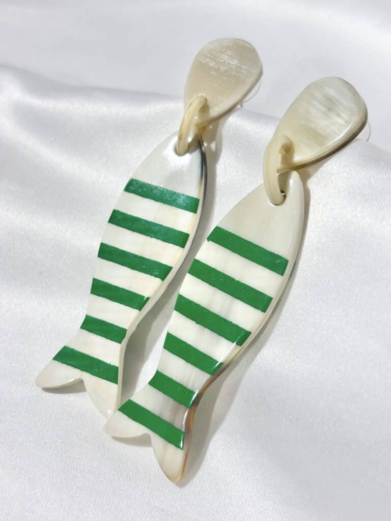 boucles d'oreilles soyang corne sohaia bijoux