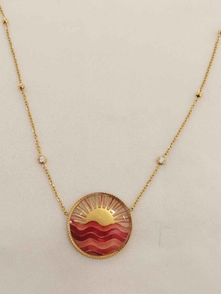 collier zag sohaia bijoux acier inoxydable