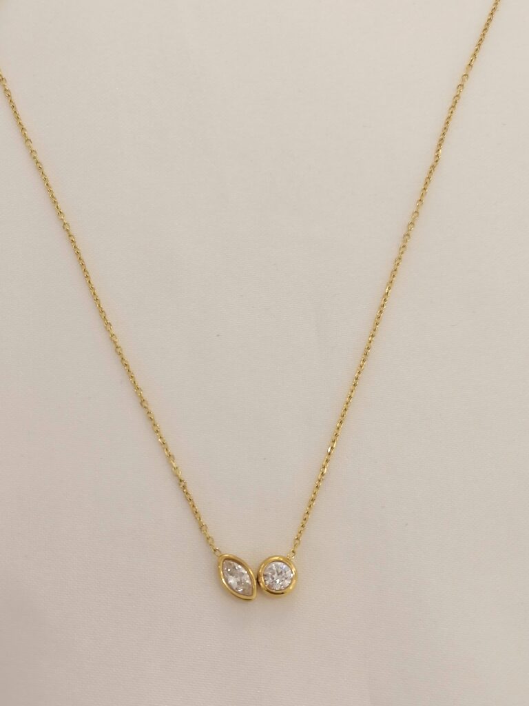 collier zag sohaia bijoux acier inoxydable