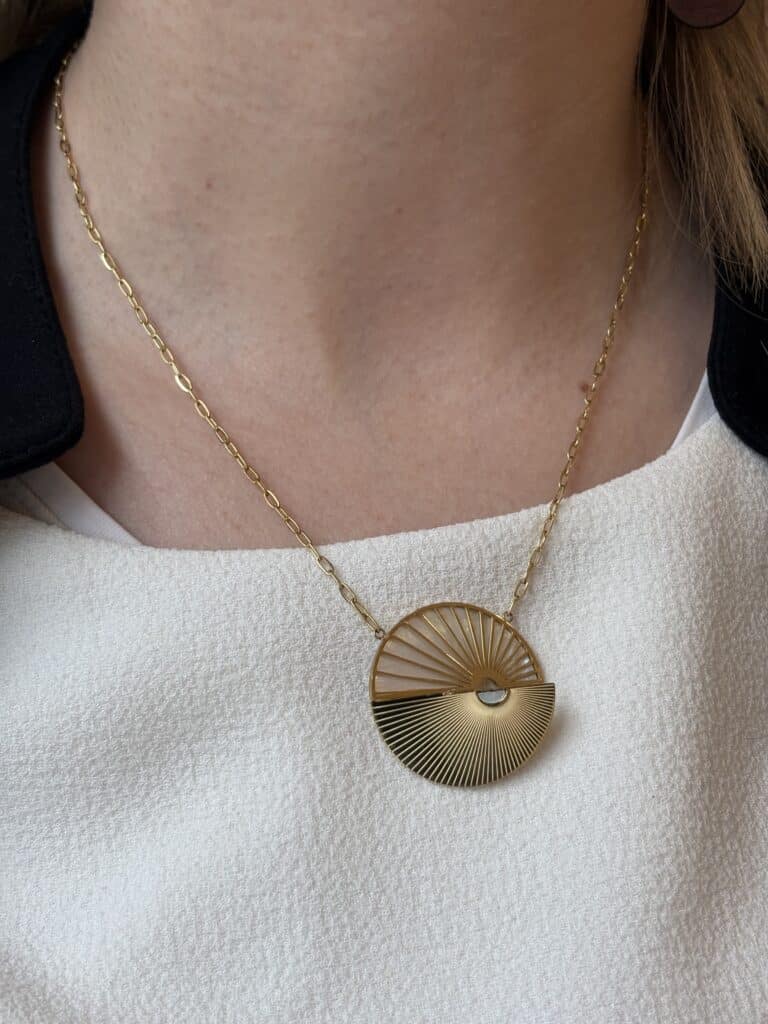collier zag sohaia bijoux acier inoxydable