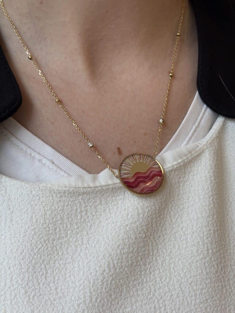 collier zag sohaia bijoux acier inoxydable