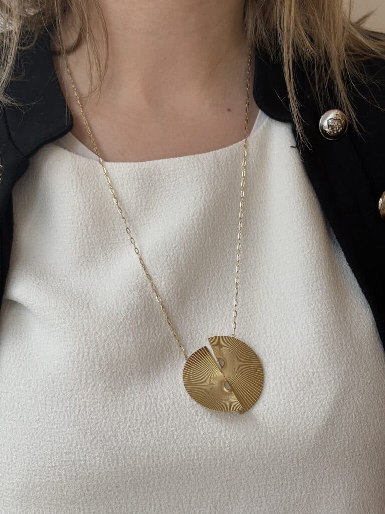 collier zag sohaia bijoux acier inoxydable