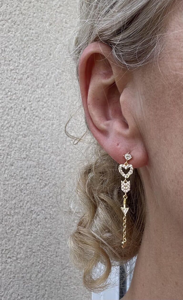 BOUCLES D OREILLES ACIER INOXYDABLE SOHAIA
