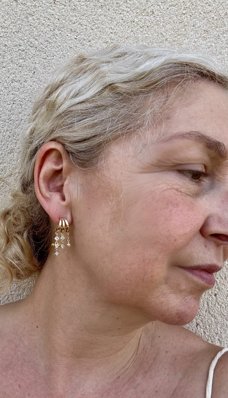BOUCLES D OREILLES ACIER INOXYDABLE SOHAIA