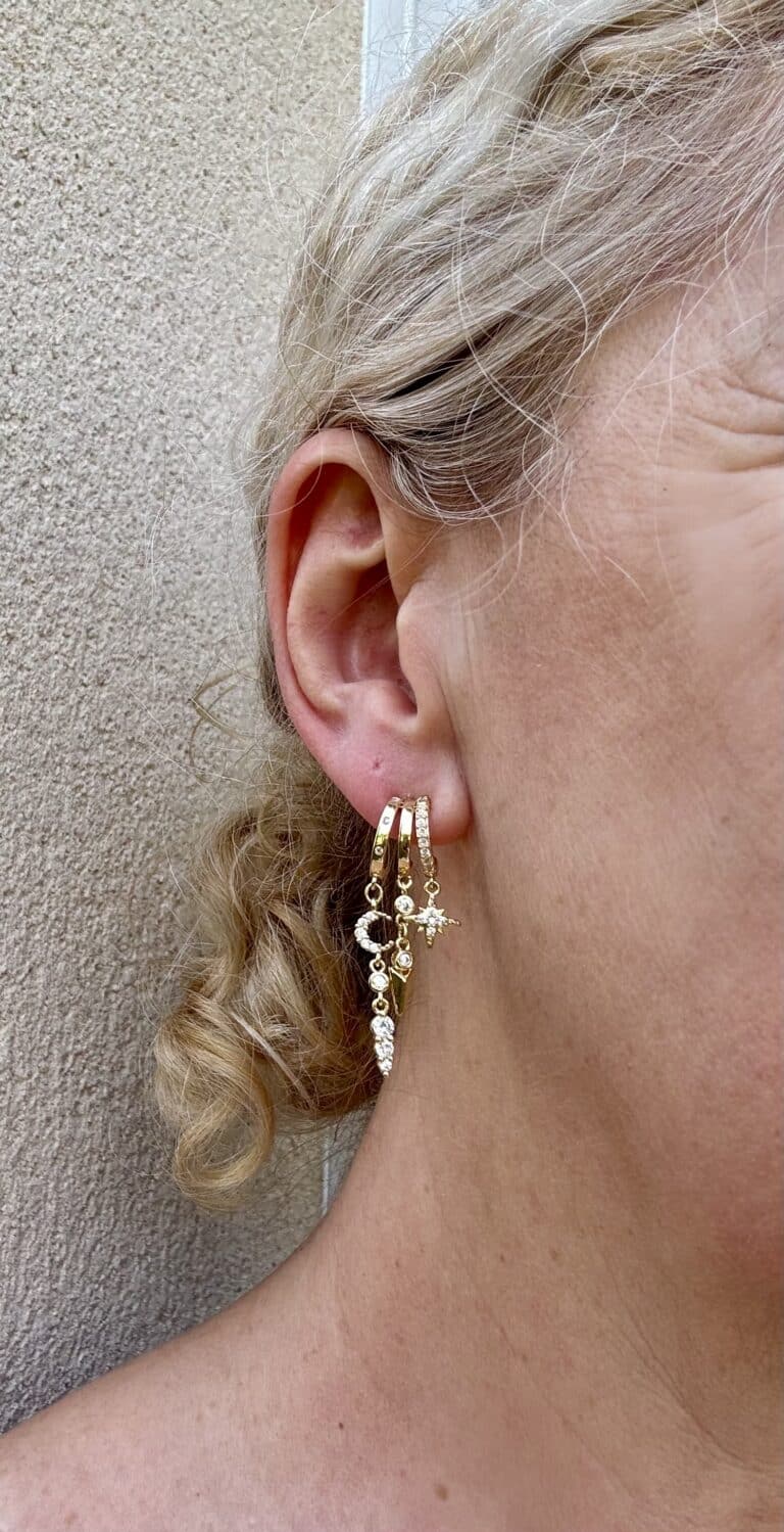 BOUCLES D OREILLES ACIER INOXYDABLE SOHAIA