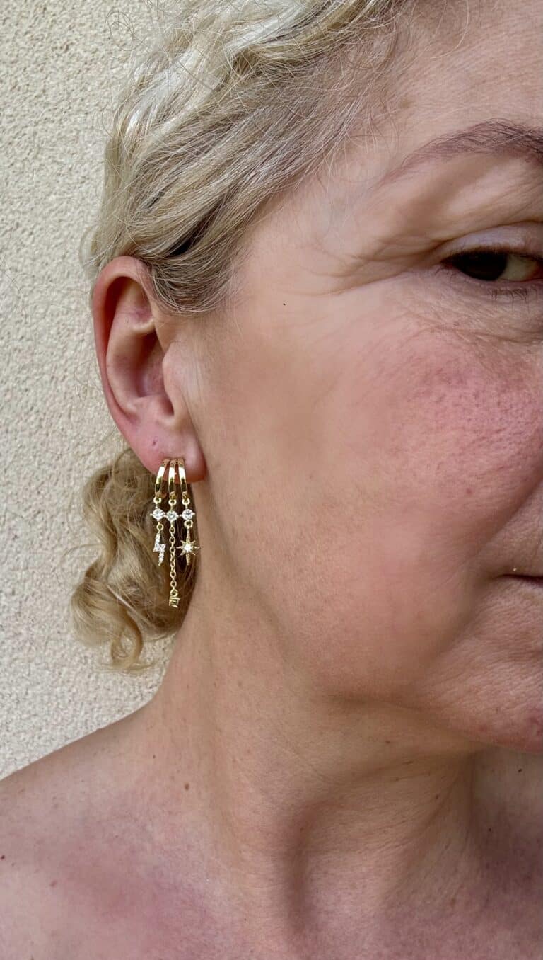 BOUCLES D OREILLES ACIER INOXYDABLE SOHAIA