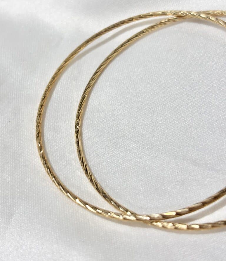 boucles d'oreilles créoles sohaia bijoux plaqué or