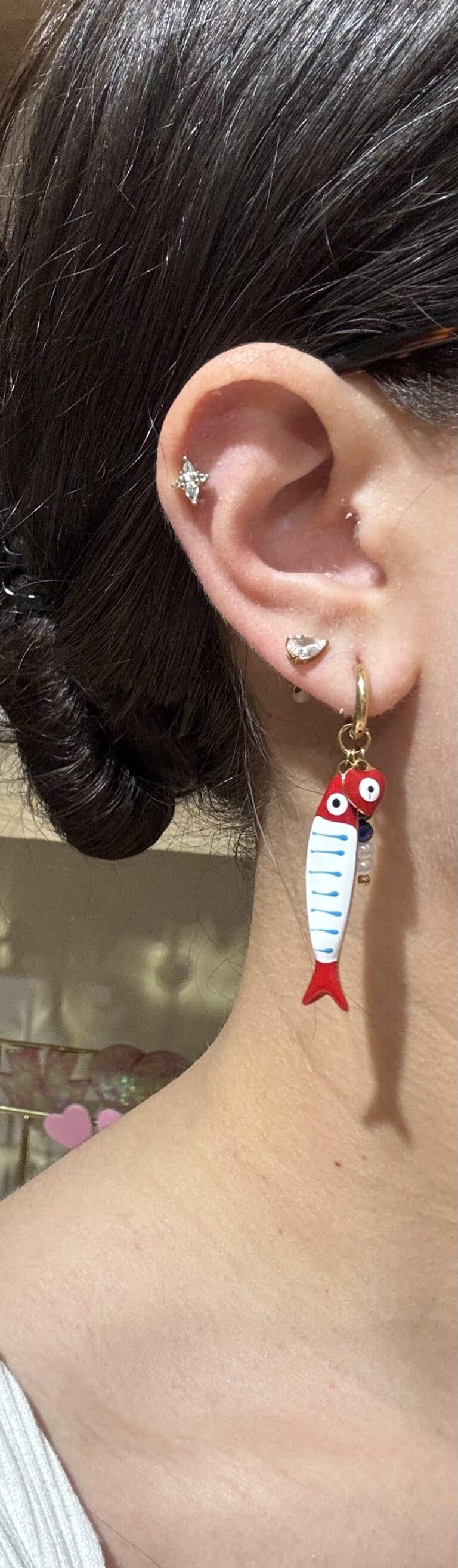 boucles d'oreilles acier inoxydable sohaia bijoux