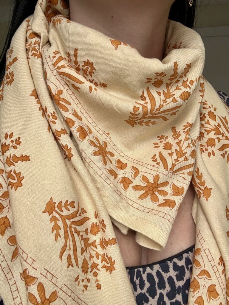 foulard byzantine, sohaia bijoux