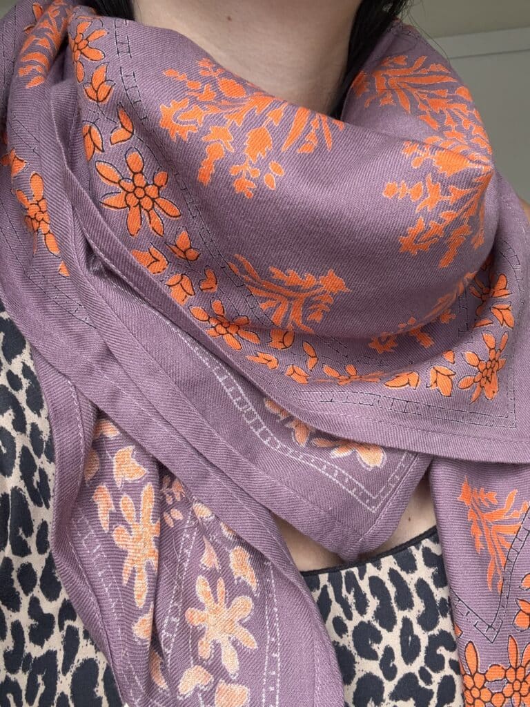 foulard byzantine, sohaia bijoux