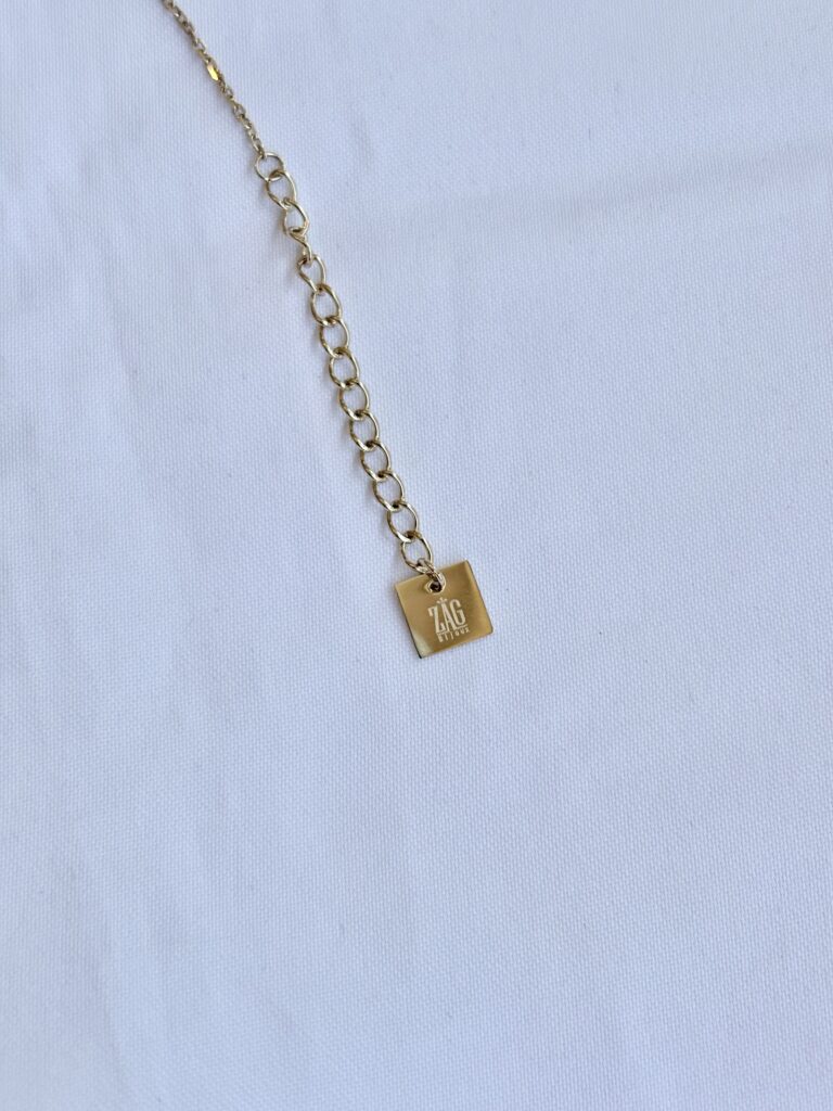 chaine de cheville zag, sohaia bijoux