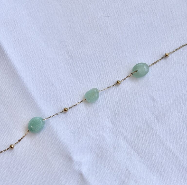 chaine de cheville zag, sohaia bijoux