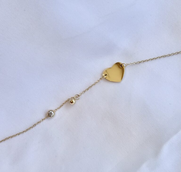chaine de cheville zag, sohaia bijoux