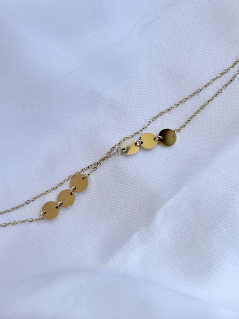chaine de cheville zag, sohaia bijoux