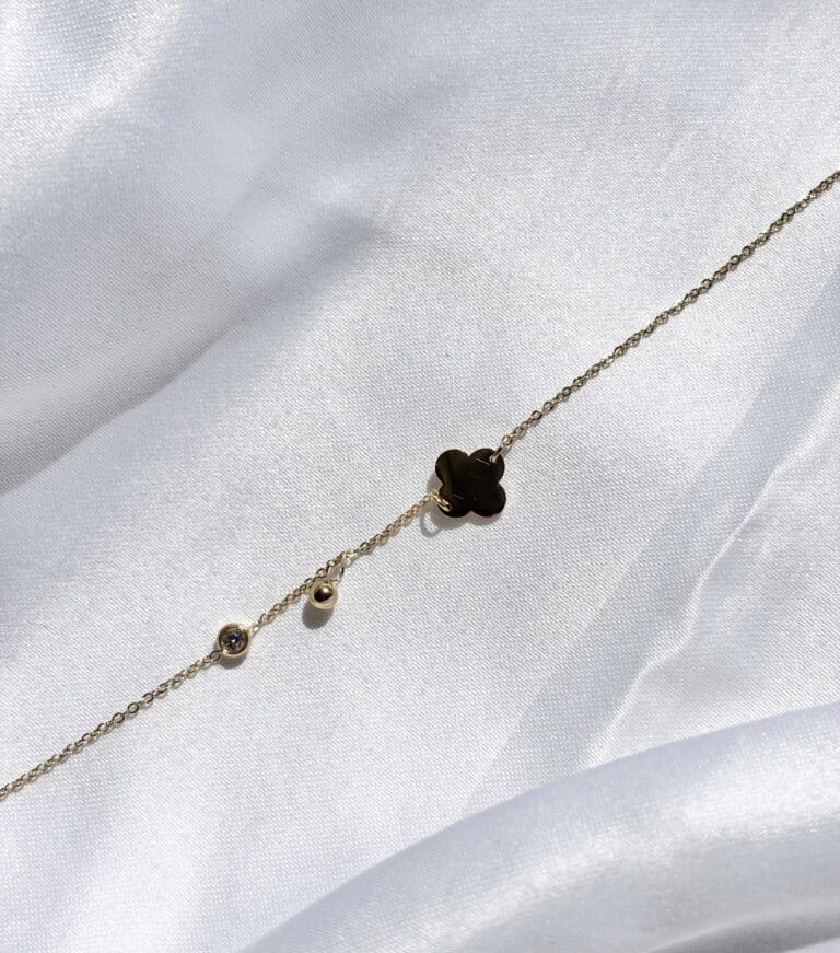 chaine de cheville zag, sohaia bijoux