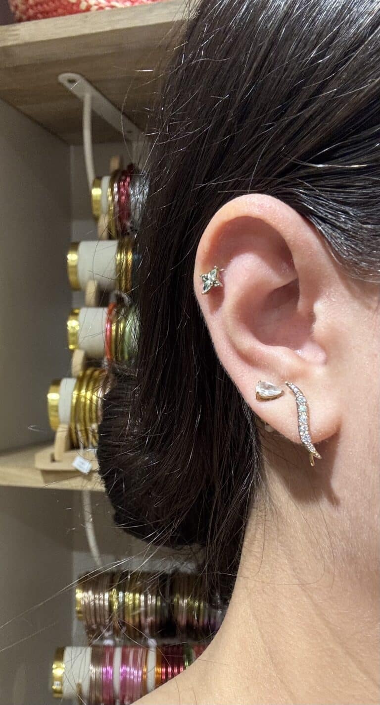 boucles d'oreilles plaqué or sohaia bijoux