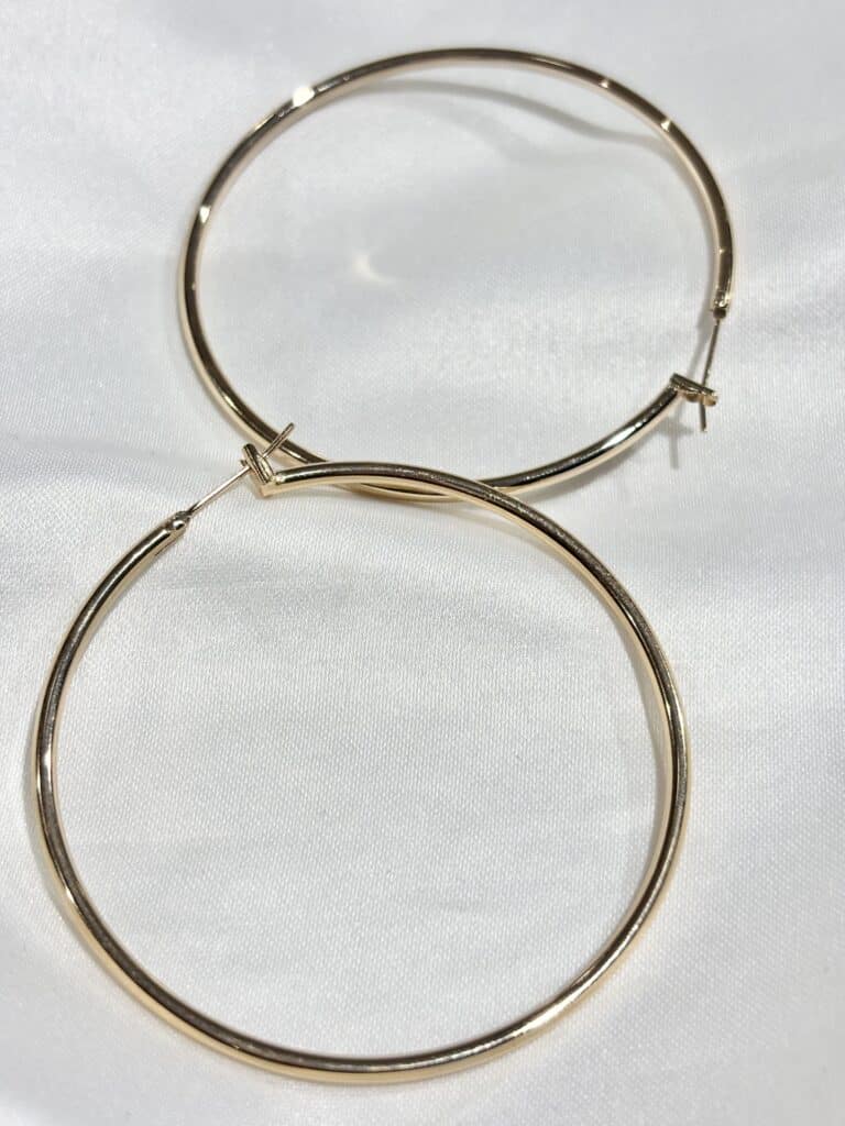 boucles d'oreilles créoles plaqué or sohaia bijoux
