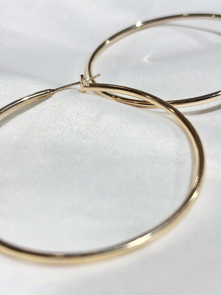 boucles d'oreilles créoles plaqué or sohaia bijoux
