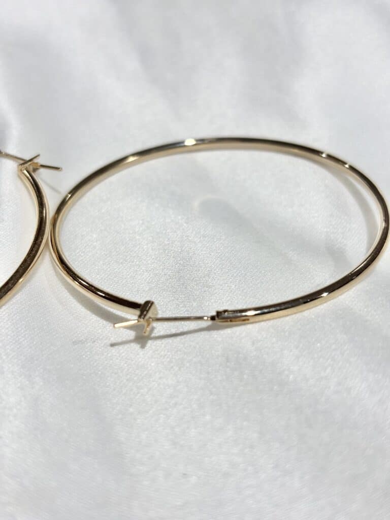 boucles d'oreilles créoles plaqué or sohaia bijoux