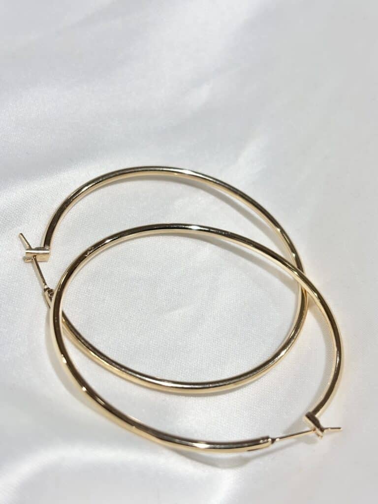 boucles d'oreilles créoles plaqué or sohaia bijoux