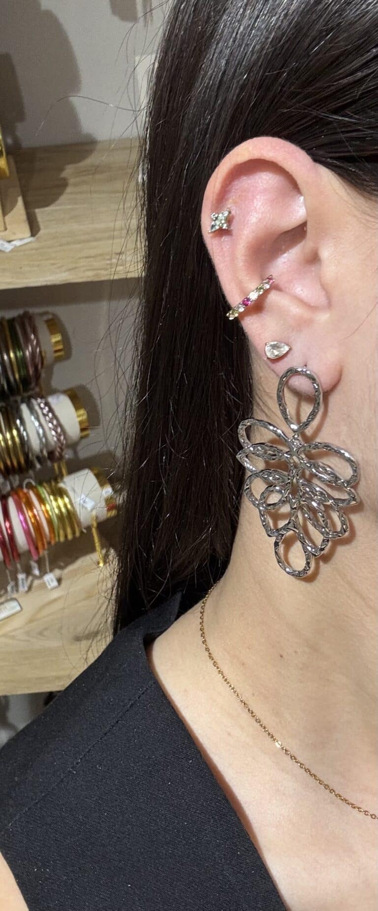 boucles d'oreilles acier inoxydable sohaia bijoux