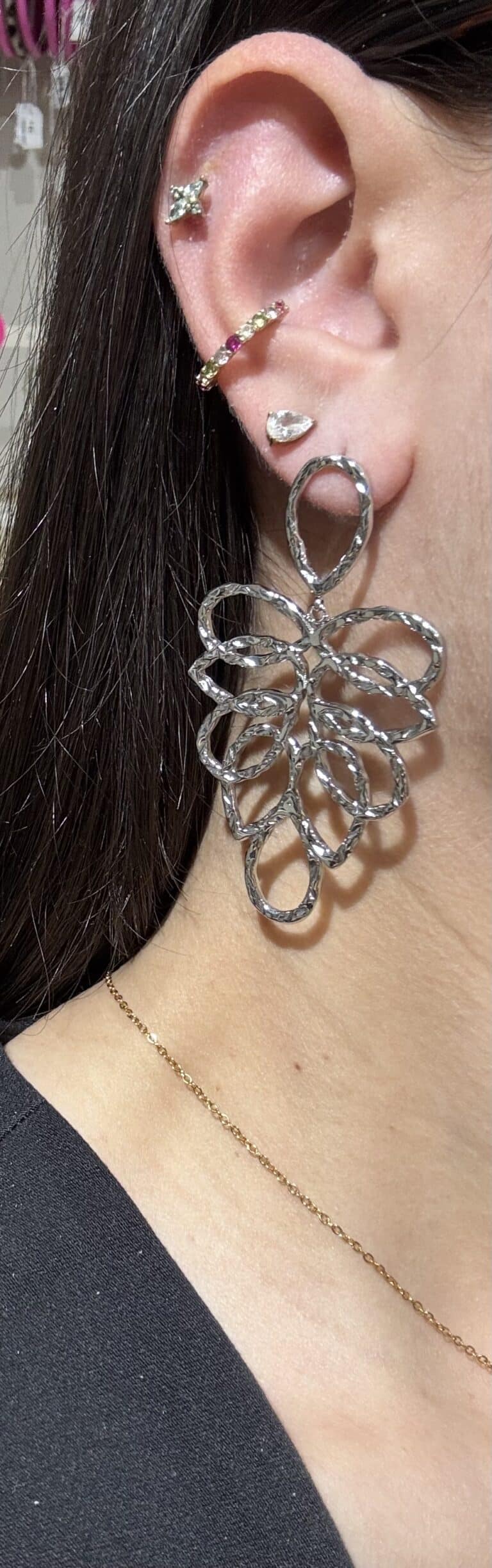 boucles d'oreilles acier inoxydable sohaia bijoux