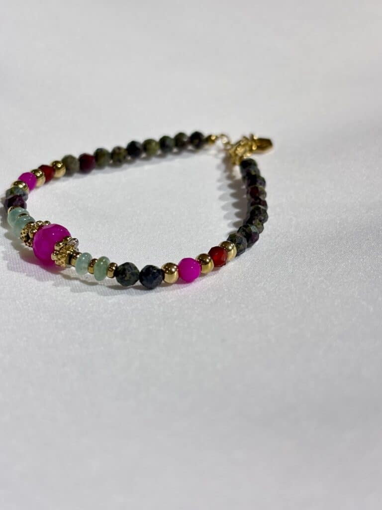 BRACELET ACIER INOXYDABLE PERLE SOHAIA