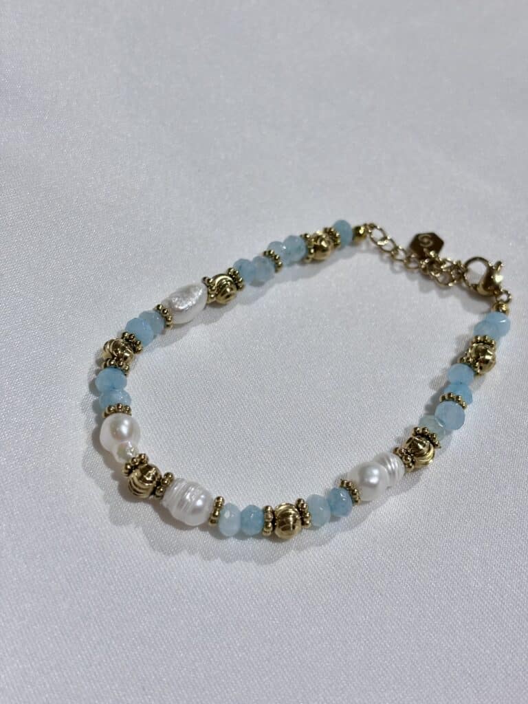 BRACELET ACIER INOXYDABLE PERLE SOHAIA