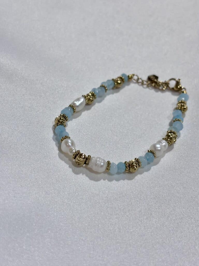 BRACELET ACIER INOXYDABLE PERLE SOHAIA