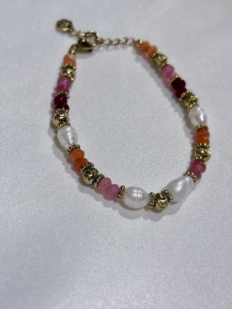 BRACELET ACIER INOXYDABLE PERLE SOHAIA