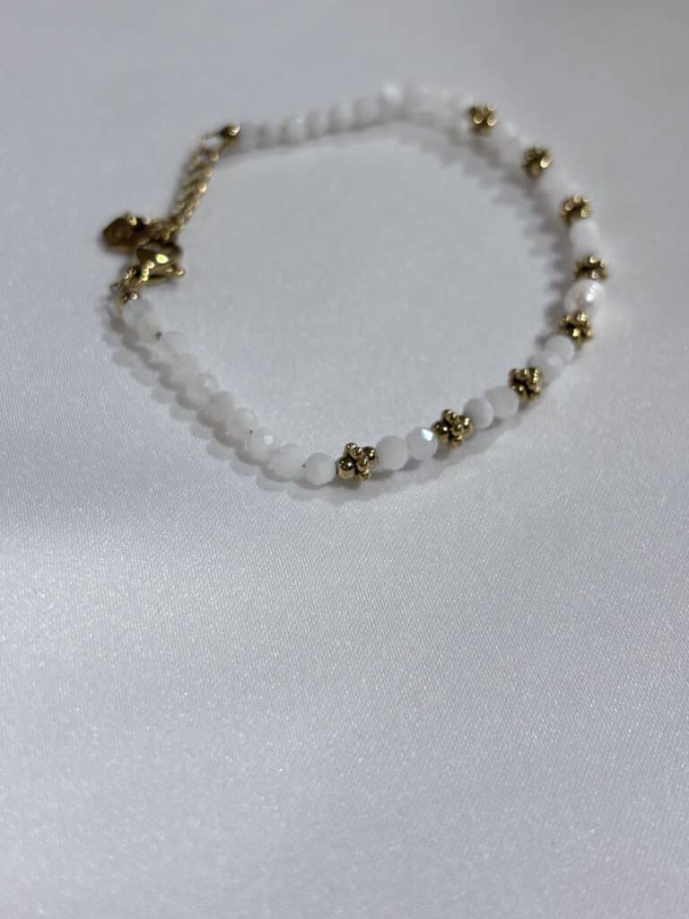 BRACELET ACIER INOXYDABLE PERLE SOHAIA