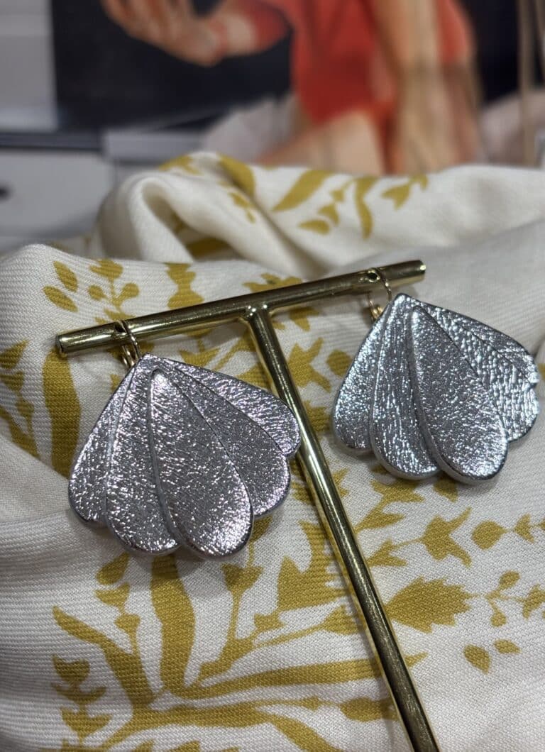 boucles d'oreilles demisel créatrice cuir sohaia bijoux