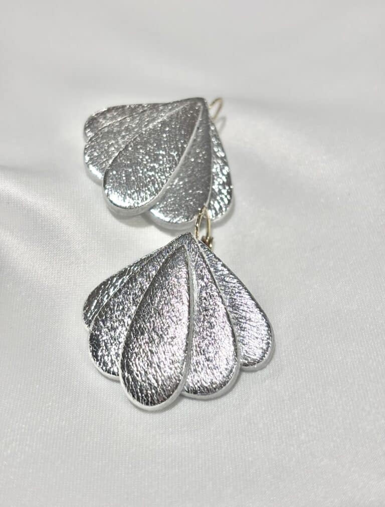 boucles d'oreilles demisel créatrice cuir sohaia bijoux