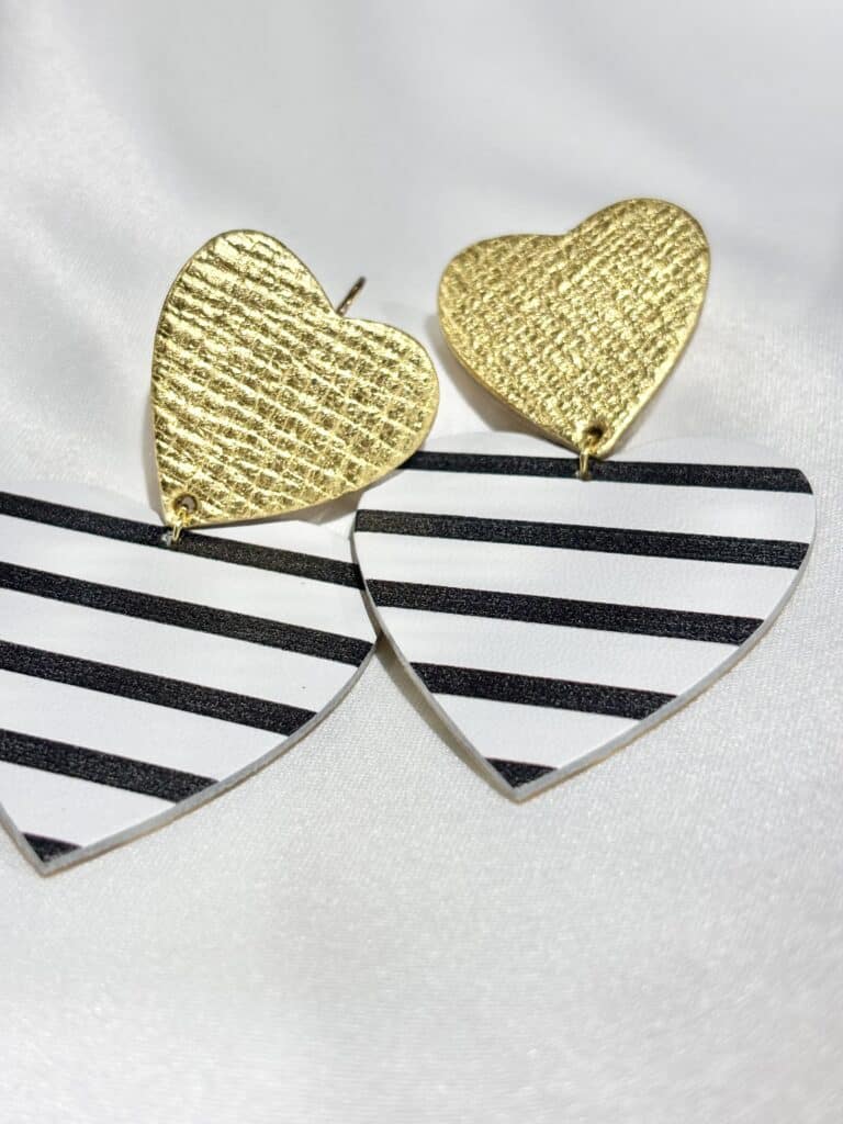 boucles d'oreilles demisel créatrice cuir sohaia bijoux