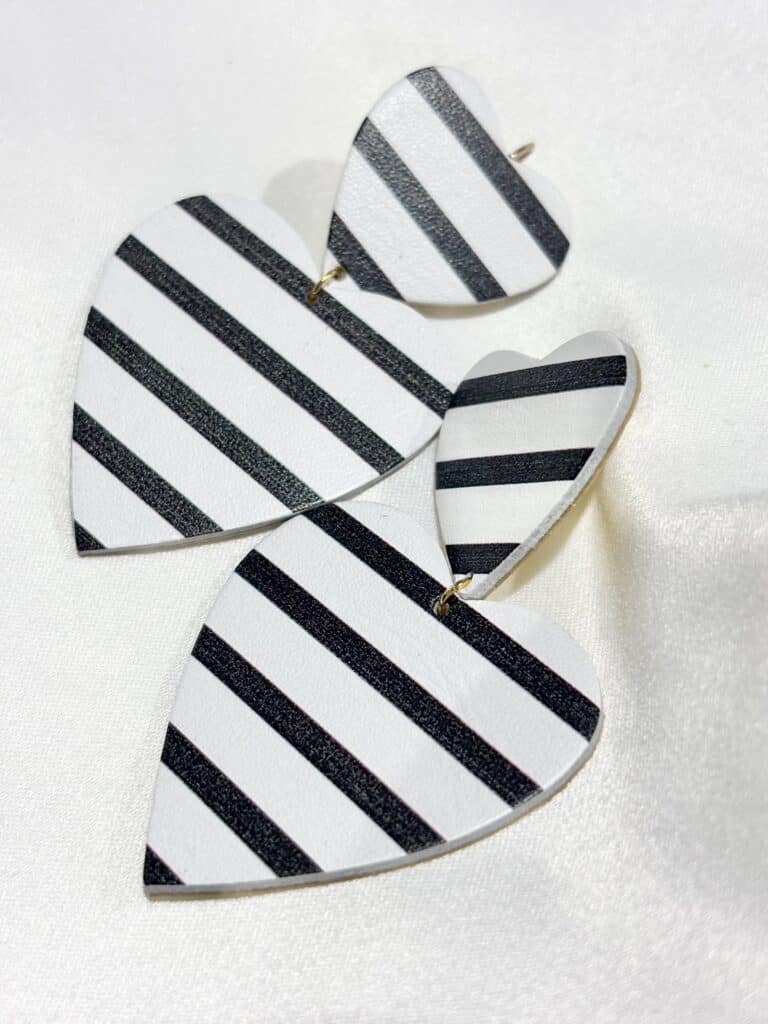 boucles d'oreilles demisel créatrice cuir sohaia bijoux